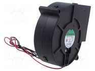 Fan: DC; blower; 12VDC; 97.2x94.4x33mm; 38.06m3/h; 50dBA; ball SUNON