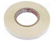 Tape: fixing; W: 19mm; L: 50m; Thk: 0.175mm; colourless; polyacrylic PPI