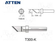 Tip; knife; 5mm; for  soldering iron ATTEN