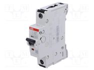 Circuit breaker; 240VAC; Inom: 10A; Poles: 1; Charact: B; 25kA; IP20 ABB