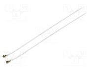 Cable; Colour: white; Len: 0.4m; Wire dia: 28.7mm; Type: angled HIROSE