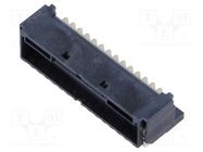 Socket; wire-board; male; DF51K; 2mm; PIN: 30; SMT; on PCBs; 250V; 2A HIROSE