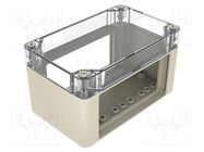 Enclosure: multipurpose; X: 170mm; Y: 270mm; Z: 150mm; with holes ROSE