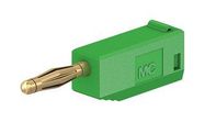 PLUG, 2MM, GREEN, PK5