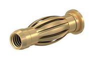 PLUG, 50A, GOLD PLATED, SCREW