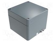 Enclosure: multipurpose; X: 100mm; Y: 100mm; Z: 81mm; aluminium; IP66 ROSE