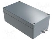 Enclosure: multipurpose; X: 120mm; Y: 220mm; Z: 81mm; aluminium; IP66 ROSE