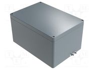 Enclosure: multipurpose; X: 230mm; Y: 330mm; Z: 181mm; aluminium ROSE