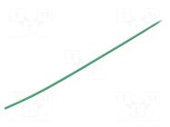 Heat shrink sleeve; glueless; 2: 1; 1.6mm; L: 1m; green; polyolefine TASKER