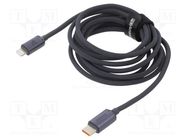 Cable; USB 2.0; Apple Lightning plug,USB C plug; 2m; black; 20W BASEUS