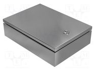 Enclosure: wall mounting; X: 350mm; Y: 250mm; Z: 97mm; IP66; IK09 ROSE