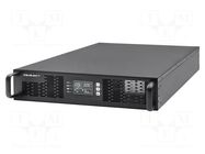 Power supply: UPS; 3000W; 3000VA; 230V; 530x620x180mm; 7Ah; 9÷42h QOLTEC
