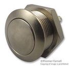 PUSHBUTTON, METAL, CURVED, 19MM