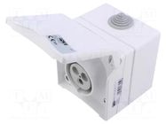 Connector: AC supply 3-phase; socket; female; 16A; 415VAC; Design PCE