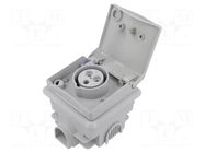 Connector: AC supply 3-phase; socket; female; 16A; 415VAC; Design PCE