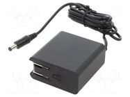 Power supply: switching; mains,plug-in; 48VDC; 0.63A; 30W; 91.5% MEAN WELL