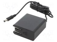 Power supply: switching; mains,plug-in; 48VDC; 0.63A; 30W; 91.5% MEAN WELL