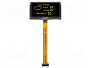 Display: OLED; graphical; 2.7"; 128x64; Dim: 73x41.86x2.11mm; 1x31 RAYSTAR OPTRONICS