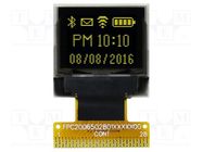 Display: OLED; graphical; 0.66"; 64x48; Dim: 18.46x18.1x1.3mm RAYSTAR OPTRONICS