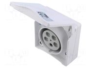 Connector: AC supply 3-phase; socket; female; 16A; 415VAC; Design PCE