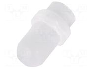 Fiber for LED; Ø1.3mm; L: 5mm; round; Front: flat; straight; PLPC1 BIVAR