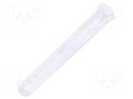 Fiber for LED; Ø1.3mm; L: 8mm; round; Front: flat; straight; PLPC1 BIVAR