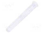 Fiber for LED; Ø1.3mm; L: 8mm; round; Front: flat; straight; PLPC1 BIVAR
