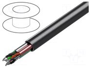 Wire: control cable; 3x2x20AWG; stranded; Cu,tinned; chrome; 300V BELDEN