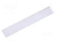 Cover for LED profiles; satin; 10m; LIGER-22; push-in KLUŚ