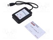 RFID card tester set; 4.3÷5.5V; USB; 155x100x35mm ELATEC