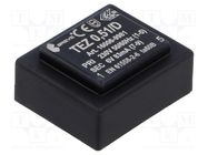 Transformer: encapsulated; 0.5VA; 230VAC; 6V; PCB; IP00; TEZ; A: 28mm BREVE TUFVASSONS