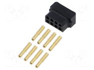 Connector: wire-wire/PCB; plug; female; PIN: 8; Datamate L-Tek; 3A HARWIN