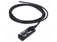 Distribution box; M8; PIN: 3; 3m; socket; 6A; IP67; IN: 4; OUT: 1 AMPHENOL LTW