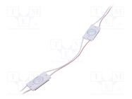 LED; white; 980mW; 6500K; 80lm; IP67; 170°; No.of diodes: 1; -25÷55°C POS