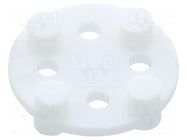 Insulating distance; polyamide; 2.5mm; natural; UL94V-2; TO5 BIVAR