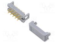 Connector: IDC; PIN: 10; IDC,THT; on PCBs,for ribbon cable; 1.27mm 3M