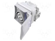 Connector: AC supply 3-phase; socket; female; 16A; 415VAC; Design PCE