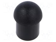 Stopper; polyamide; black; Entrelec; Ø: 13mm; Size: 16; L: 14mm TE Connectivity