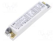 Power supply: switched-mode; LED; 5÷44VDC; 300mA÷1.05A; IP20; 90% TCI