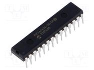 IC: PIC microcontroller; 20MHz; GPIO,I2C,ICSP,SPI,USART; THT MICROCHIP TECHNOLOGY