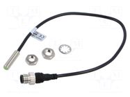 Sensor: inductive; OUT: NPN / NO; 0÷1.5mm; 10÷30VDC; M8; 0.3m; IP67 AUTONICS