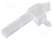 Fiber for LED; 1.4x1.4mm; No.of mod: 1; rectangular; Front: flat MENTOR