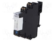 Relay: interface; SPDT; Ucntrl: 24VDC; 16A; for DIN rail mounting WEIDMÜLLER