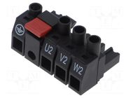 Pluggable terminal block; 7.62mm; ways: 4; black; terminals: 4 DEGSON ELECTRONICS