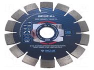 Cutting diamond wheel; Ø: 125mm; Holder: assembly hole; 22.23mm NOZAR DIAMANTWERKZEUGE