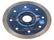 Cutting diamond wheel; Ø: 115mm; Holder: assembly hole; 22.23mm NOZAR DIAMANTWERKZEUGE