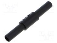 Adapter; 36A; black; insulated; Contacts: brass ELECTRO-PJP
