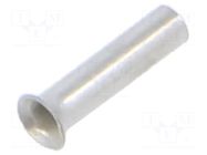 Tip: bootlace ferrule; non-insulated; copper; 0.5mm2; 6mm; tinned ERKO