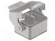 Enclosure: for HDC connectors; Han Modular Twin; with latch 