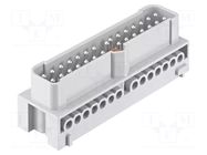 Connector: HDC; contact insert; male; 16A; 500V; Han-Eco® Modular HARTING
